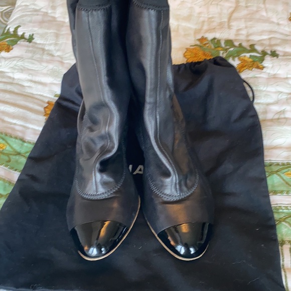Authentic Chanel Leather sock booties - Picture 6 of 6